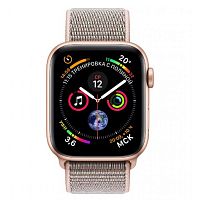 Apple Watch Series 4 40mm Case Gold Aluminium Sport Loop Pink Sand Apple купить в Барнауле