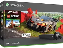 Игровая приставка Microsoft Xbox One X 1 Tb с играми Forza Horizon 4, LEGO Speed Champions Игровые приставки купить в Барнауле