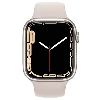 Apple Watch Series 7 GPS 45mm Starlight Aluminum Case with Sport Band White Apple купить в Барнауле