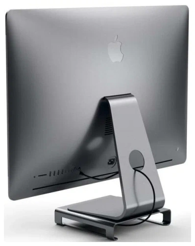 Док-станция Satechi Type-C Aluminum iMac Stand with Built-in USB-C Data для iMac (серый космос) Док-станция купить в Барнауле фото 3
